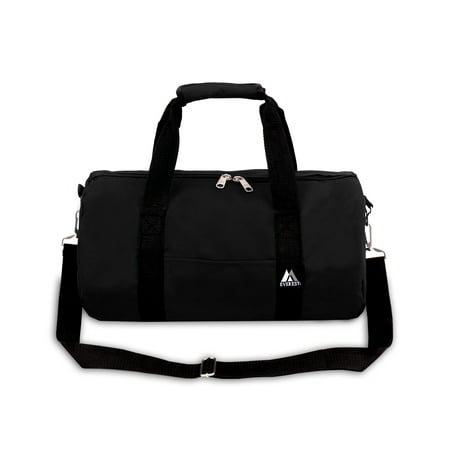 Everest Unisex 16" Foldable Travel Duffel Bag, Black