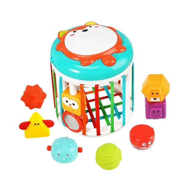 Actividad Cubo Forma Clasificación Juguete Bebé Forma Clasificador Para Niños Regalos De Vacaciones