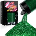 thumbnail image 1 of Glitter Estanoite holográfico ultrafino 210 g/7.41 oz (verde jungla), 1 of 7