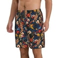 thumbnail image 2 of Naloa Orchids Flowers Men's Beach Shorts, Surfing shorts, Swim trunks, Quick Dry Swim Trunks for Surfing Beach Fun - Small, 2 of 9