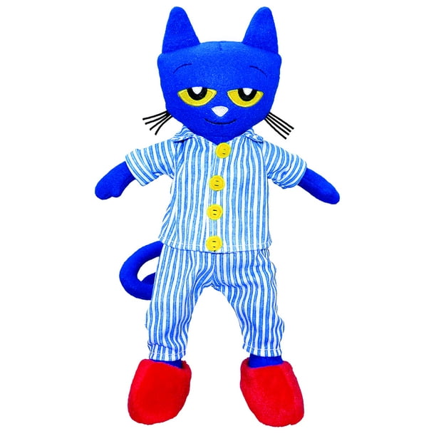 Muñeco de peluche Pete the Cat Bedtime Blues de MerryMakers, 37 cm