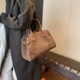 thumbnail image 2 of Bolso Mano para Mujer Vintage Correa Ajustable Diario Gamuza, 2 of 9