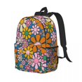 thumbnail image 3 of Mochila escolar ligera con estampado de ondas japonesas para niños y jóvenes 15 pulgadas yangshaomei, 3 of 4