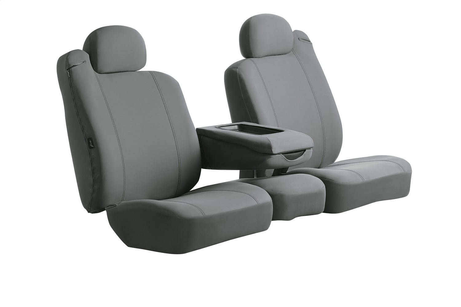 Gray Fia SP87-36 GRAY Custom Fit Front Seat Cover Split Seat 40/20/40 Poly-Cotton, 