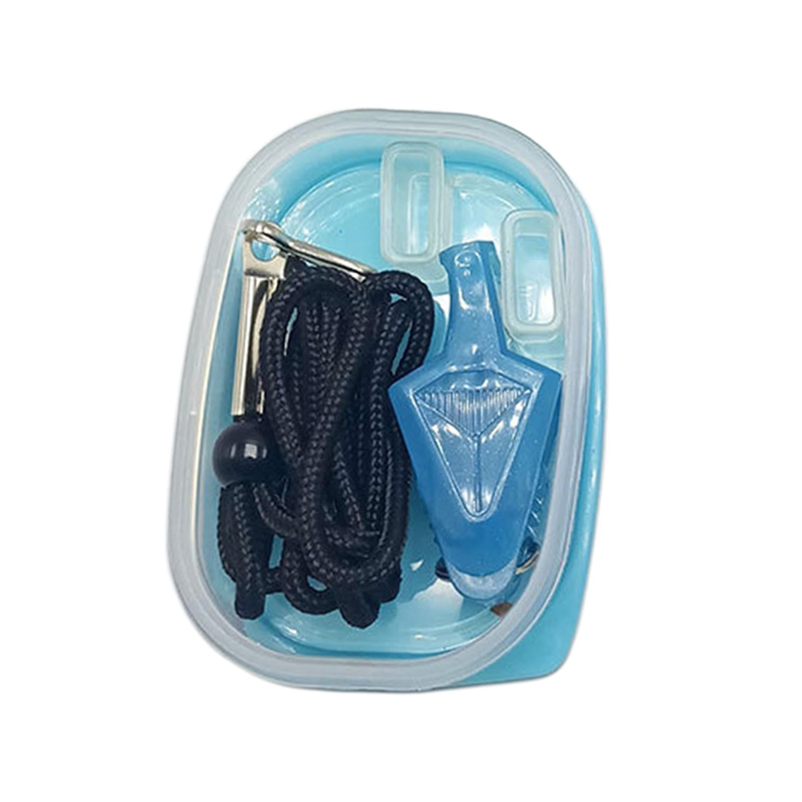 figatia 6xCoach Referee Whistle Loud Sound Emergency Teachers Soccer Volleyball School Light Blue