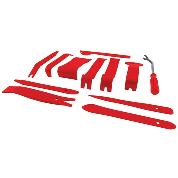 Performance Tool Tool Set W1760 Tubez; For Removing Car Stereo Trim/Door/Dashboard Panels/Moldings/Trim Clips; 12 Pieces; 12 Multi Function Trim Tools; With Reusable Storage Jar