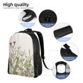 thumbnail image 4 of Rocae Herbs and Wildflowers print Computer bag with separate compartment, suitable for 15 inch laptop backpack, gift for men and women, 4 of 8