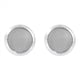 thumbnail image 1 of 2X Cubierta de Rejilla de Aluminio para Altavoz de Agudos de Automóvil, 3,5 Pulgadas, Rejilla de Metálica para Mejora del Audio, Color Plateado, 1 of 2