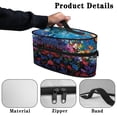 thumbnail image 5 of HELLHERO Butterfly Travel Irons Carrying Organizer 11.8x6.69x5.5 Inches with Handle and Zipper for Handheld Garment Steamer(Case Only), 5 of 6