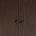 thumbnail image 6 of Baxton Studio Rossin Modern and Contemporary Dark Brown Finished Wood 2-Door Entryway Shoe Storage Cabinet, 6 of 11
