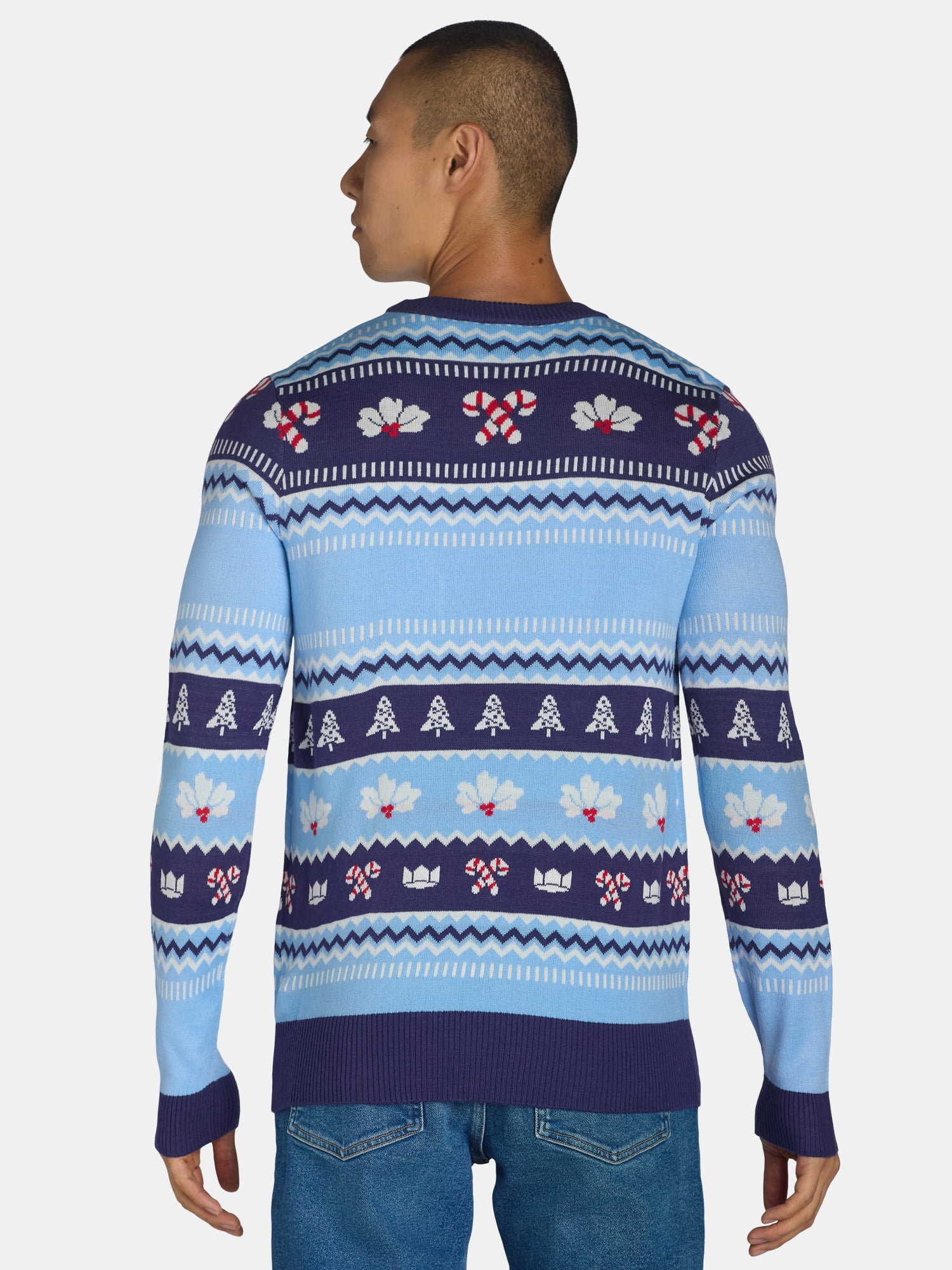 Bluey Men's & Big Men's Hooray Christmas Holiday Graphic Sweater, Sizes S-3XL