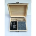 thumbnail image 2 of Caja de madera piedra de whisky whisky hielo vino piedra piedra negra Cubo de hielo Caja de Navidad piedra de vino helado, 2 of 3
