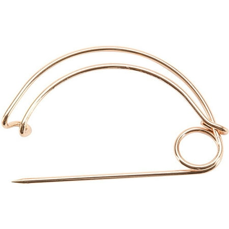 Rose Gold Double Kilt Pin