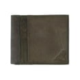 thumbnail image 1 of CTM®  RFID USA Embossed Leather Bifold Wallet (Men's), 1 of 5