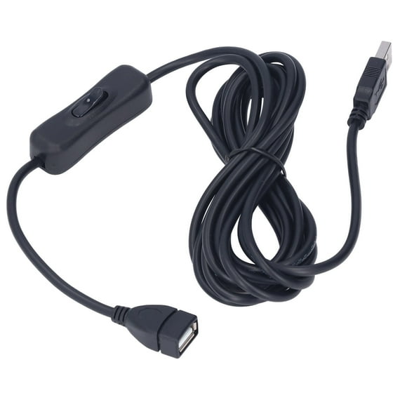 Cable de extensión de lámpara de escritorio USB, cable de extensión de interruptor USB Cable de extensión LED Cable de extensión Rendimiento confiable