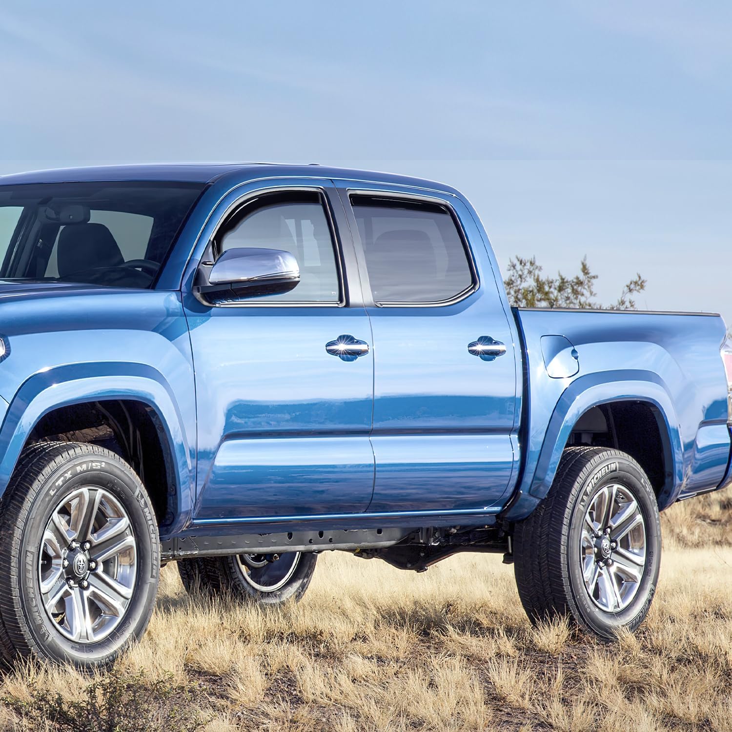 Nilight Durable Rain Guards for Toyota Tacoma Double Cab 2016 2017 2018 2019 2020 2021 2022 2023 Window Deflectors, Vent Window Visors, 4 Pieces