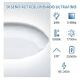 thumbnail image 2 of Lampara De Techo Sobreponer Led 24w Luminaria Plafon Blanca Estructura Blanco, 2 of 8