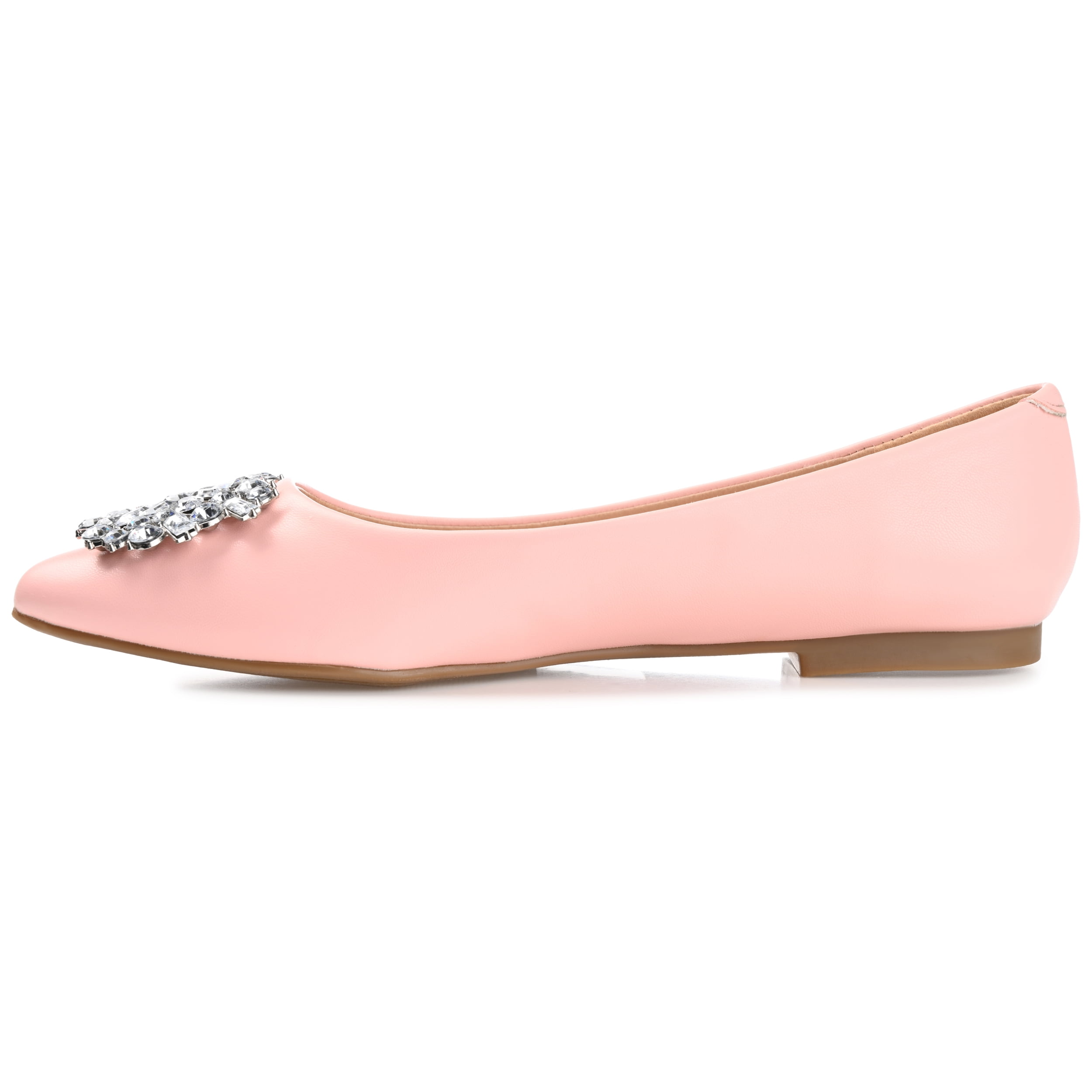 Journee Womens Renzo Slip On Pointed Toe Ballet Dress Flats, Widths Available
