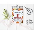 thumbnail image 3 of Darling Souvenir Multicolor Birthday Invitation Card 28 Pcs Fill or Write In Blank Invites Printable Party Supplies 5 x 7 Inches, 3 of 5