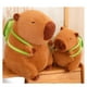 thumbnail image 4 of Animal de peluche de capibara, lindo juguete de peluche de capibara Almohada de peluche de capibara Muñeco de regalo y decoración del hogar, 4 of 5
