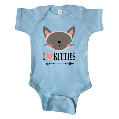 

Inktastic Cat Siamese Owner I Love Kitties Gift Baby Girl Bodysuit