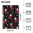 thumbnail image 3 of joogoo A5 Spiral Journal Notebook Christmas Santa Claus Skating College Ruled Notebooks 8.3" x 5.7" 1 PC, 3 of 8