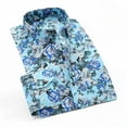 thumbnail image 5 of Printing Fashion Streetwear Shirts Casual Loose Temperament Button Handsome Turn-down Collar Spring Summer Thin Men's Clothing, 5 of 5