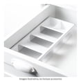 thumbnail image 4 of Organizador Mainstays para Cubiertos Clear 3 Espacios Blanco, 4 of 4
