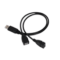 thumbnail image 2 of 5X USB 2.0A Male Auf 2 Dual USB Female Y Splitter Verteiler Adapter Kabel, 2 of 9
