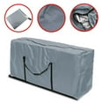 thumbnail image 2 of Artificial Christmas Tree Storage Bag Holiday Tree tree rotating christmas tree storage box Case Gray 173x76x51cm, 2 of 8