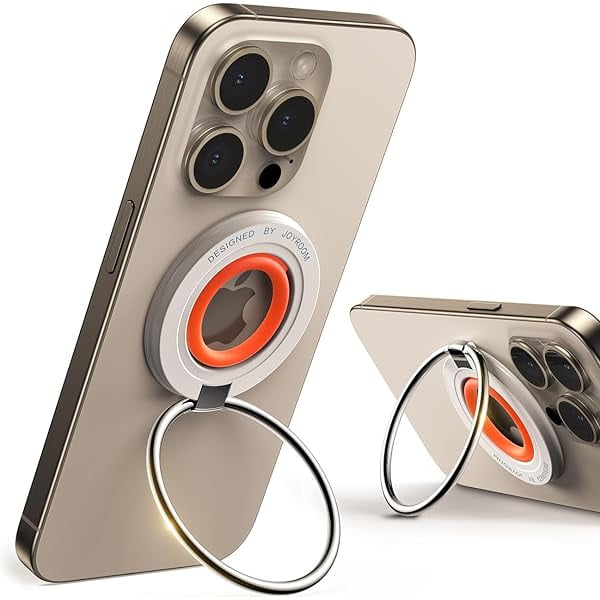 wonima11 for Magsafe Phone Grip Holder Kickstand Magnetic Phone Ring Holder Stand for Magsafe Phone Ring Camera Snap for iPhone 16 15 14 13 12/Pro/Max/Plus, All Smartphone,Kindle