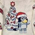 thumbnail image 2 of Infant & Toddler Boys Off White Bluey Christmas Sweater & Pants Outfit Newborn, 2 of 2