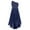 Navy Blue, variant on Yartina Kids Girls One Shoulder Formal Dress A-Line Sleeveless High Low Chiffon Wedding Party Navy Blue 16
