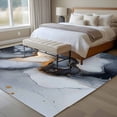 thumbnail image 4 of Marble Black Area Rug 5x8 FT, Non Slip Bedroom Throw Carpet, Ink Painting Modern Art Abstract Washable Soft Floor Carpet Non-Shedding Rug for Living Room Nursery Dorm Office, 4 of 9