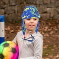 thumbnail image 2 of Chapeau de Bain Protection Solaire Protection UV Intégrale à Rabat pour Enfants (Bleu), 2 of 8