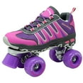 thumbnail image 2 of Lenexa Sonic Cruiser 2.0 Patins à Roulettes Unisexes / Coupe Confortable Style Espadrille Patins Quad pour Usage Intérieur/extérieur / Rose/violet (Femmes 6 - Hommes 5), 2 of 4