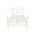 thumbnail image 4 of DHP Bombay Metal Platform Bed Frame with Headboard, Twin, White, 4 of 21