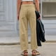 thumbnail image 4 of WILLBEST Jeans Mujer Pantalones Vaqueros de Tiro Medio para Mujer, de Pierna Ancha, Cortos, Cómodos, Elásticos, Holgados, Estilo Boyfriend Con Bolsillos, Ropa Informal Chica, 4 of 8