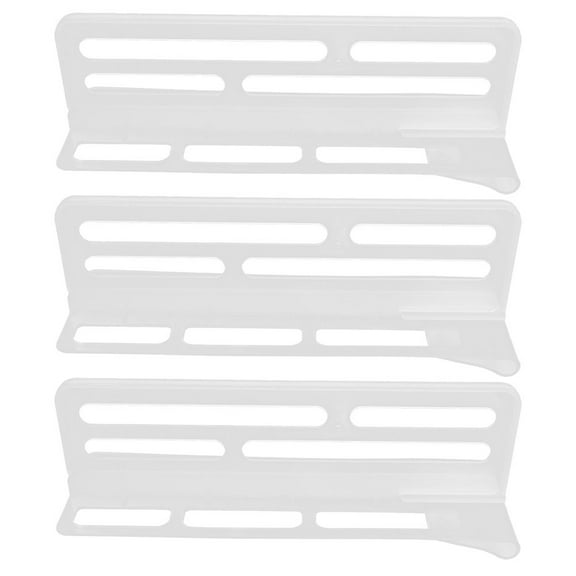 HEALEEP 3Pcs Adjustable Compartments Fridge Divider for Home Kitchen Use 9.9X3.1X2.9In