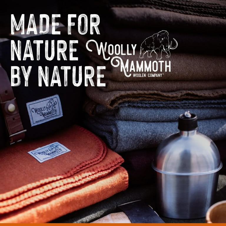 Woolly Mammoth Merino Wool Blanket- 66