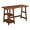 Cherry, variant on Pemberly Row Contemporary Wood Trestle Desk with Shelves in Cherry