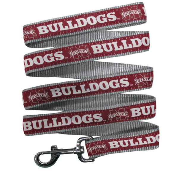 Pets First NCAA Mississippi State Bulldogs Leash for Dogs - Officially Licensed - 50  Teams - 3 Sizes