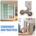 thumbnail image 3 of YSNOOWE 4Ud Para Puerta De Aluminio Con Rodamiento Para Y Puertas De Patio Plata, 3 of 6