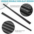 thumbnail image 3 of 10 Pairs Fiberglass Chopsticks Family Set, Reusable Chinese, Japanese, Korean Chop sticks, Dishwasher Safe, Non-slip, for Sushi, Noodles, Food, Hotpot& Cooking, 9.5 inches, Classic Black, 3 of 9