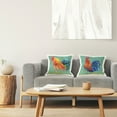 thumbnail image 3 of Stupell Industries Vivid Modern Farmhouse Roosters Printed Throw Pillow Design by Karen Smith (Set of 2), 3 of 6