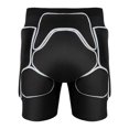 thumbnail image 1 of 3D Padded Shorts ion Hip Pants Snowboard Riding Breathable Sliders Unisex Undershorts for Skate Ski Women Men , Black, L 75 to 81cm, 1 of 8