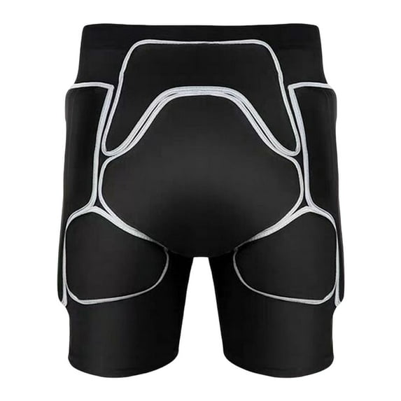 3D Padded Shorts ion Hip Pants Snowboard Riding Breathable Sliders Unisex Undershorts for Skate Ski Women Men , Black, L 75 to 81cm