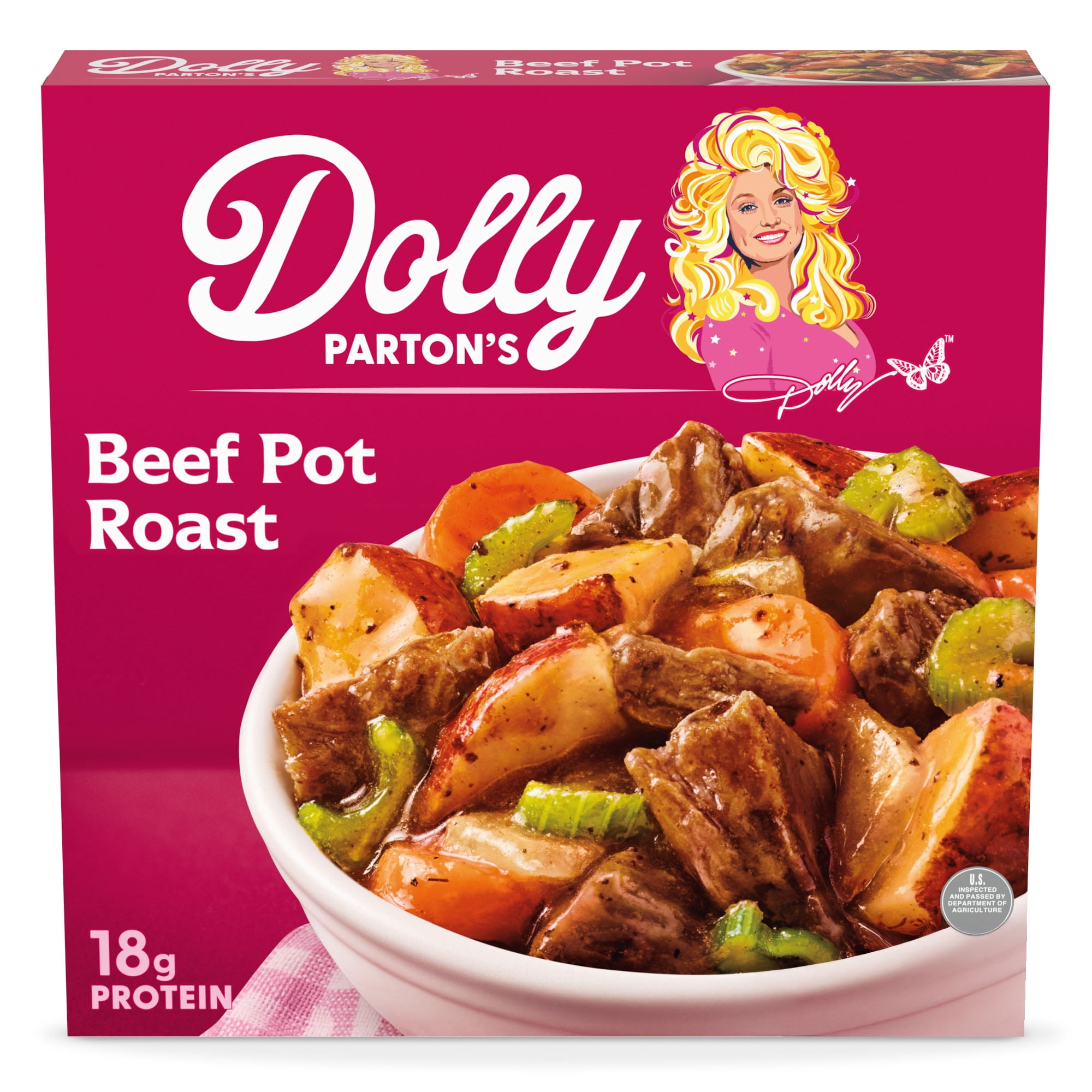 Dolly Parton's Beef Pot Roast With Vegetables in Southern Style Gravy 11 oz (frozen)