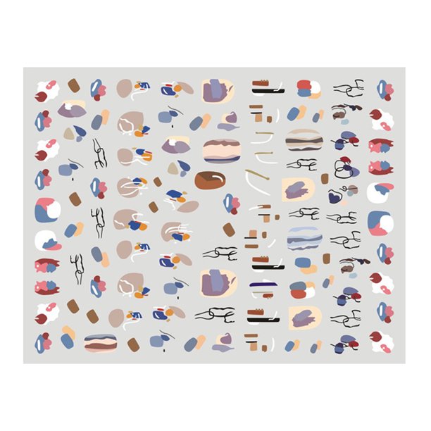Seitruly Pegatinas para uñas, calcomanías en relieve 3D, impresión de deslizadores de belleza para manicura, decoración DIY, adhesivo, accesorios de Juegos de manicura WG260 Seitruly CE012223-24B