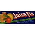 thumbnail image 2 of Anonymous 14x8 Gold Ornate Wood Frame and Double Matted Museum Art Print Titled - Juice Flo Brand Florida Citrus Fruit Label (1930-1950), 2 of 4